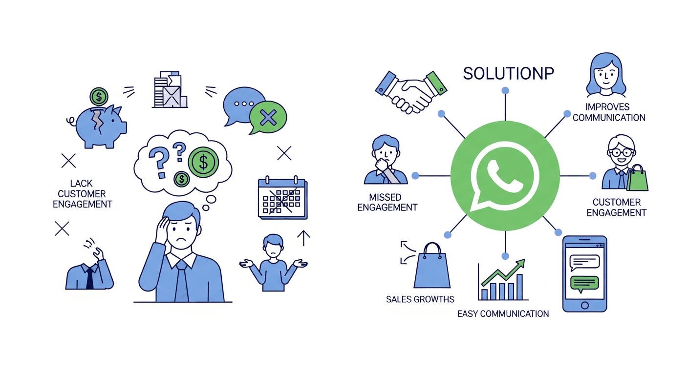 Common Sales Problems Small Businesses Face (and How WhatsApp Fixes Them)