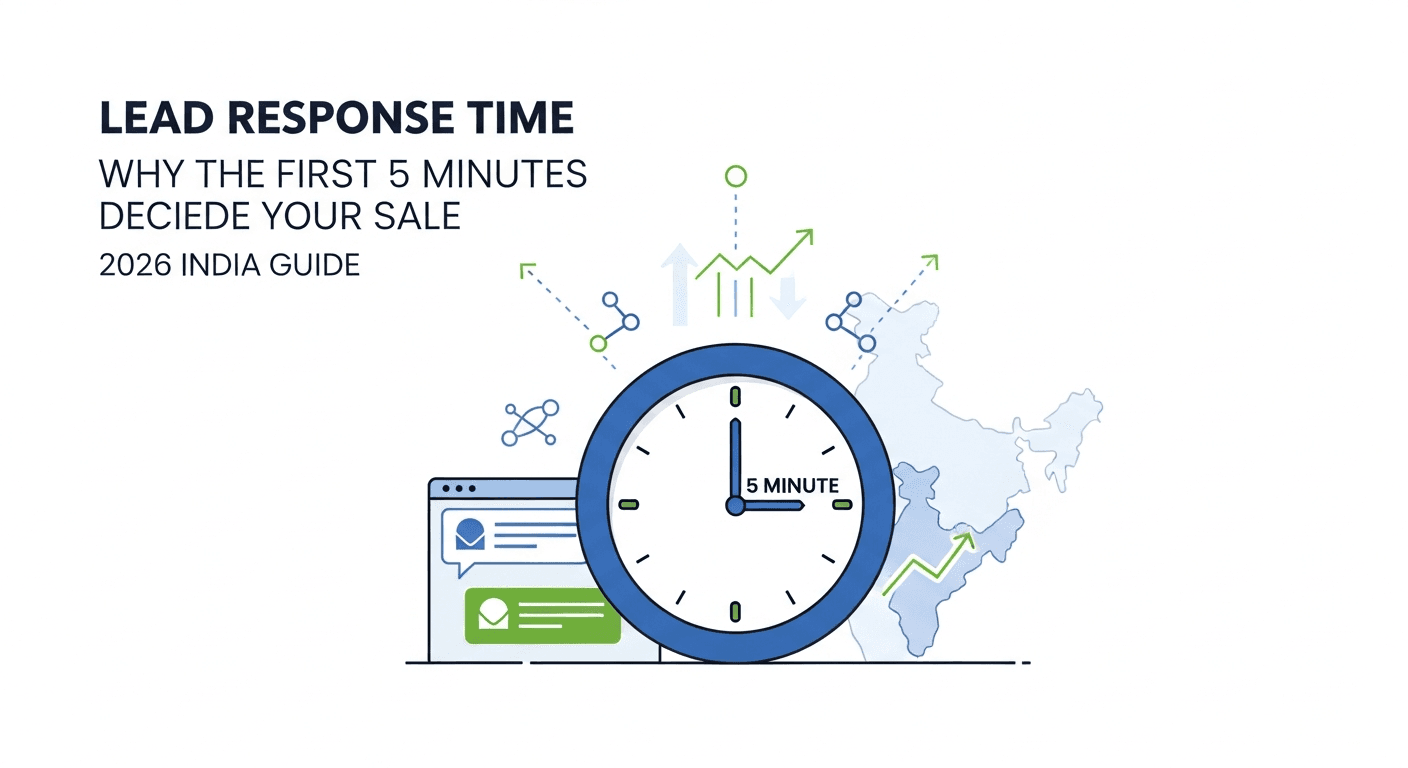 Lead Response Time: Why the First 5 Minutes Decide Your Sale (2026 India Guide)