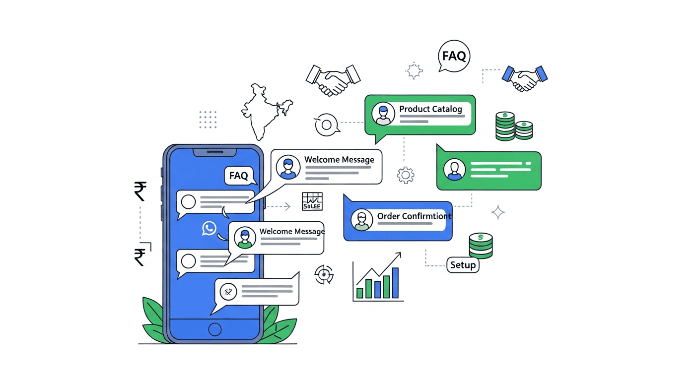 WhatsApp Automated Messages: Types, Examples & Setup for Indian Sales Teams
