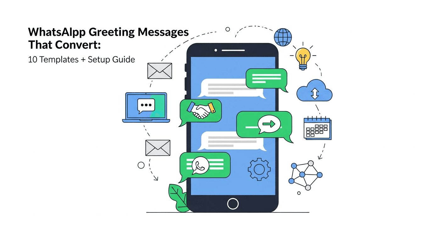 WhatsApp Greeting Messages That Convert: 10 Templates + Setup Guide