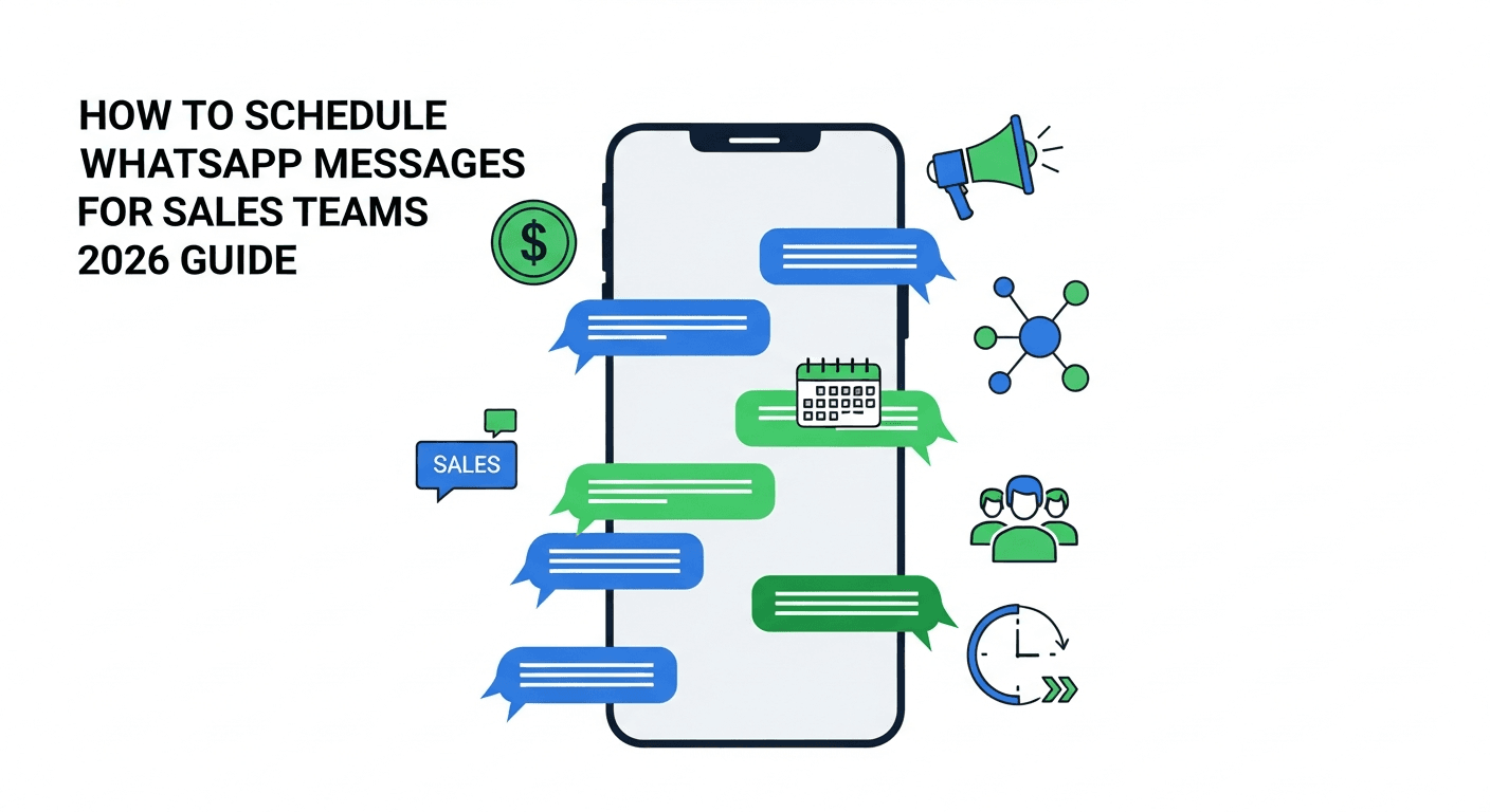 How to Schedule WhatsApp Messages for Sales Teams (2026 Guide)
